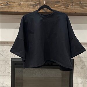 Manners London Black T shirt top